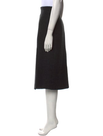 16ARLINGTON Virgin Wool Midi Length Skirt
