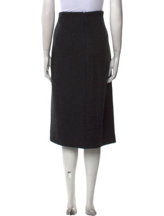 16ARLINGTON Virgin Wool Midi Length Skirt