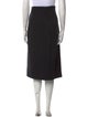 16ARLINGTON Virgin Wool Midi Length Skirt