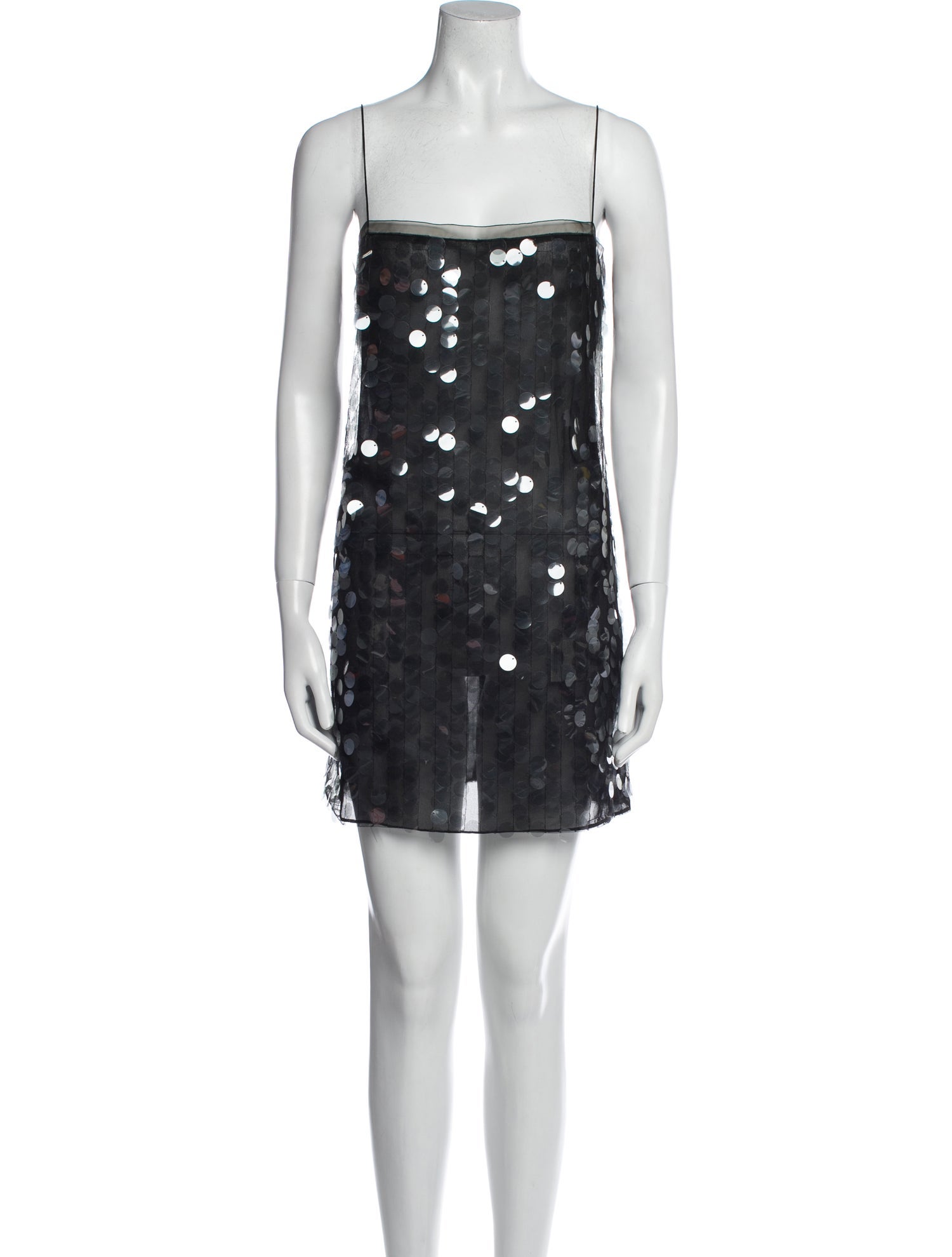 16ARLINGTON Square Neckline Mini Dress