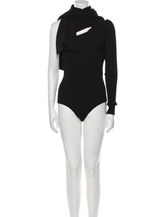 16ARLINGTON Turtleneck Sleeveless Bodysuit