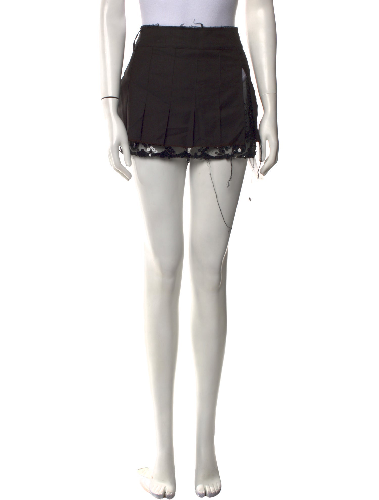 16ARLINGTON Virgin Wool Mini Skirt