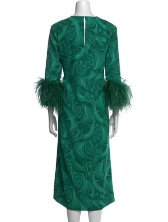 16ARLINGTON Printed Midi Length Dress