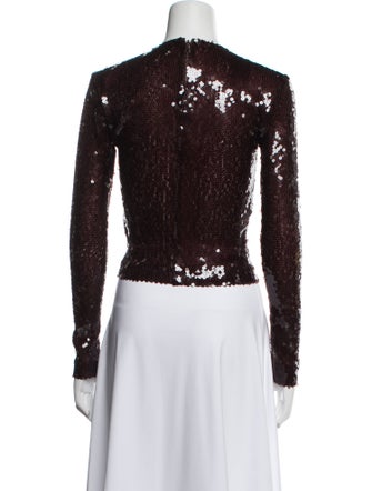 16ARLINGTON Nylon Crew Neck Crop Top