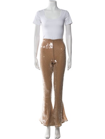 16ARLINGTON Nylon Sequin Embellishments Pant Set