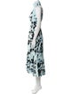 16ARLINGTON Printed Midi Length Dress