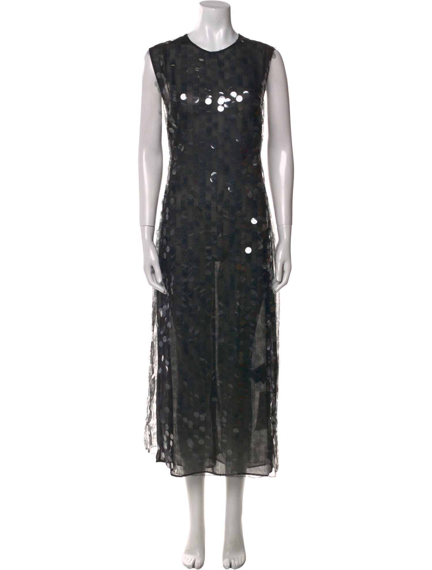 16ARLINGTON Crew Neck Long Dress