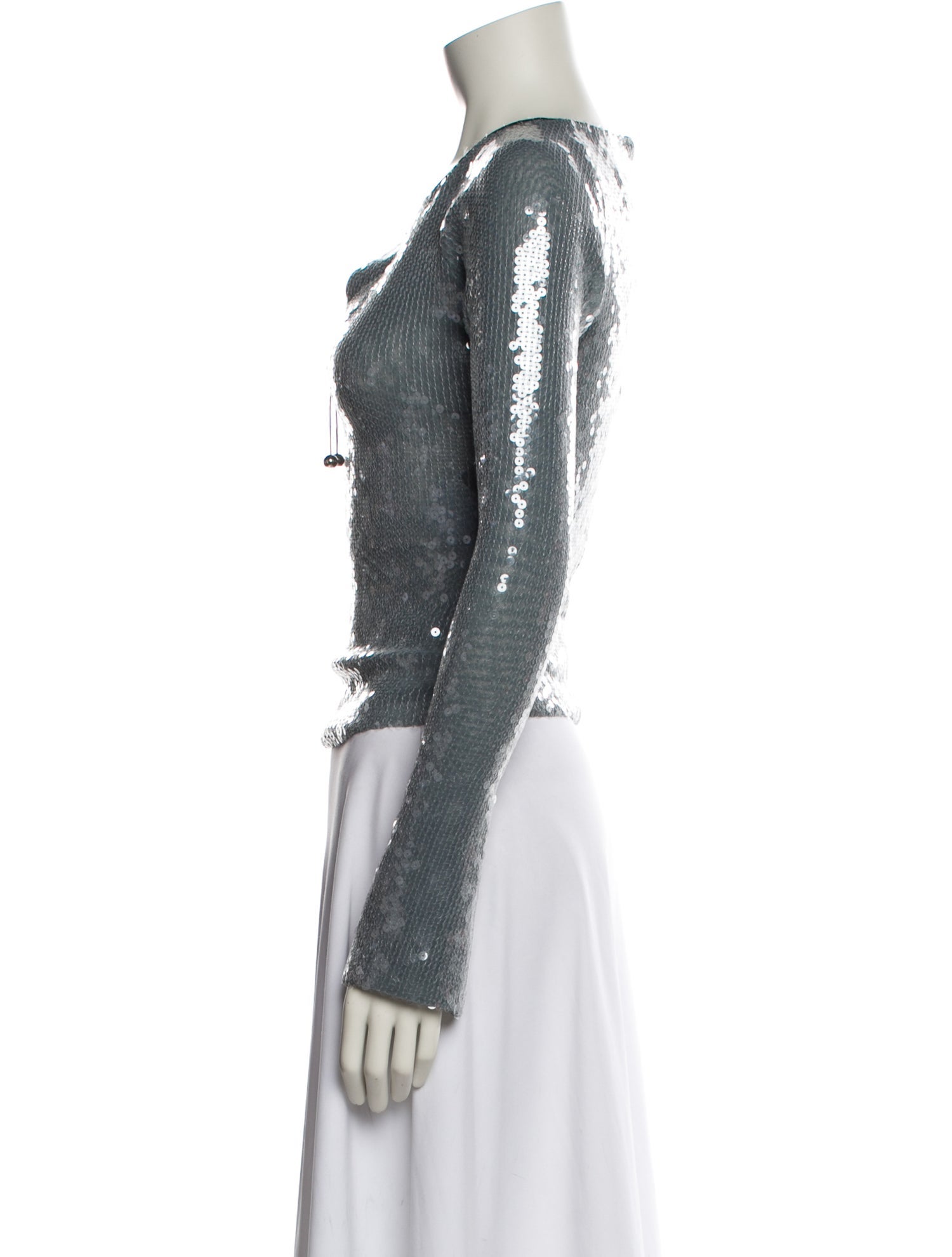 16ARLINGTON V-Neck Long Sleeve Top