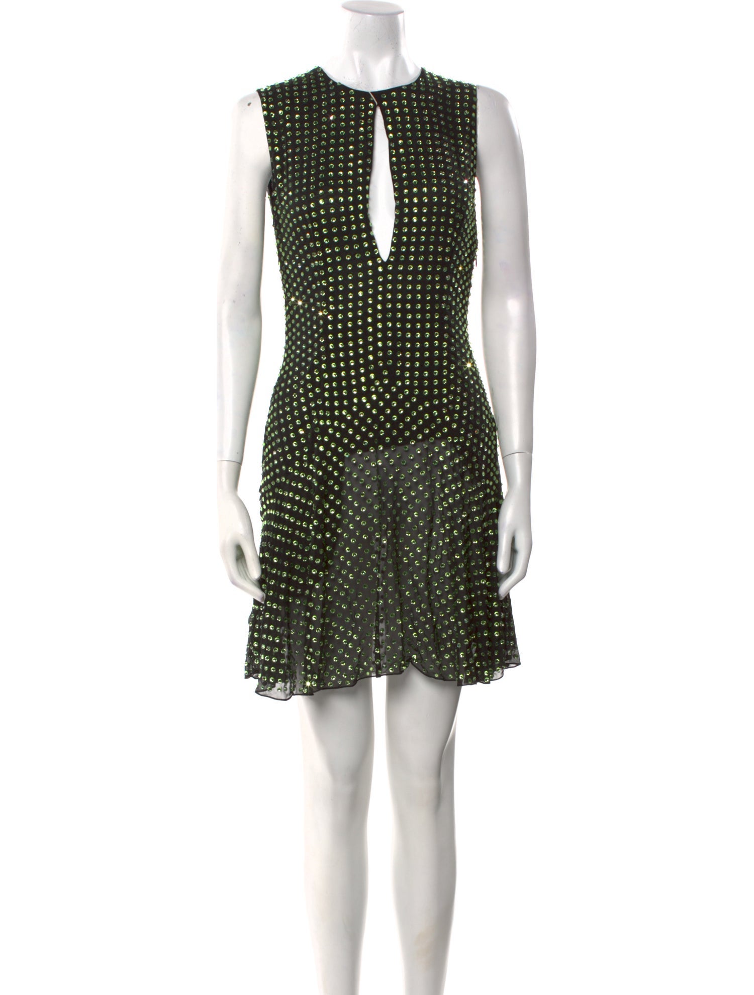 16ARLINGTON Polka Dot Print Mini Dress