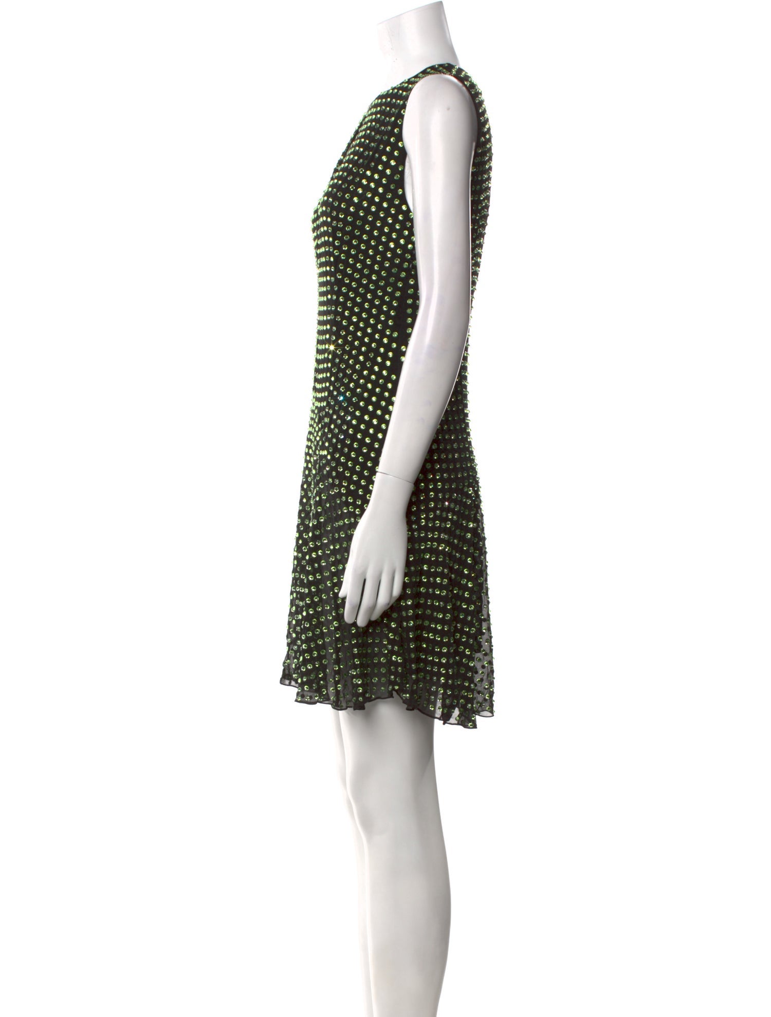 16ARLINGTON Polka Dot Print Mini Dress