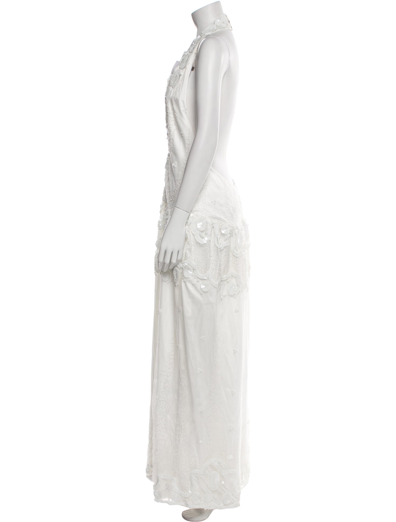 16ARLINGTON Halterneck Long Dress w/ Tags