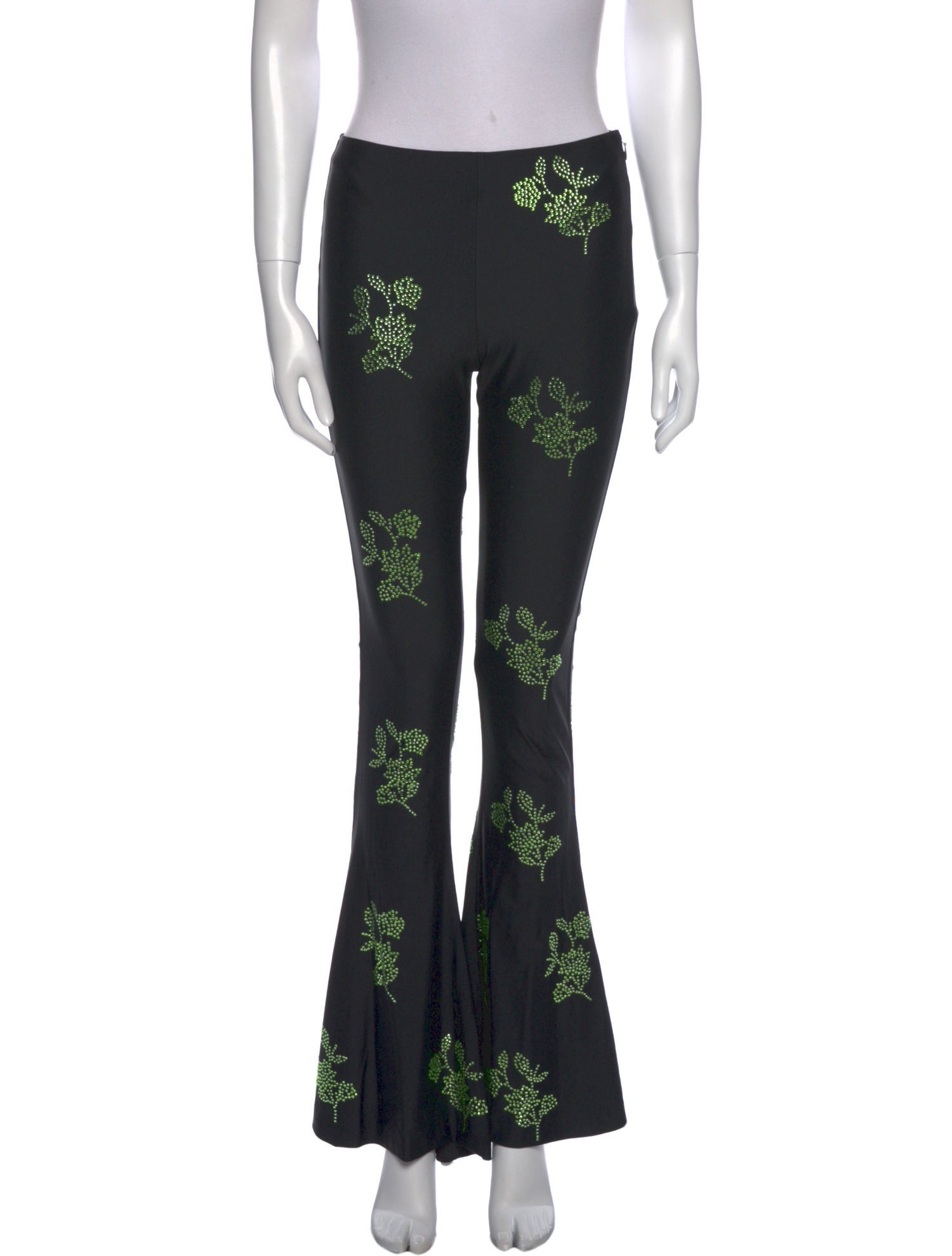 16ARLINGTON Printed Wide Leg Pants