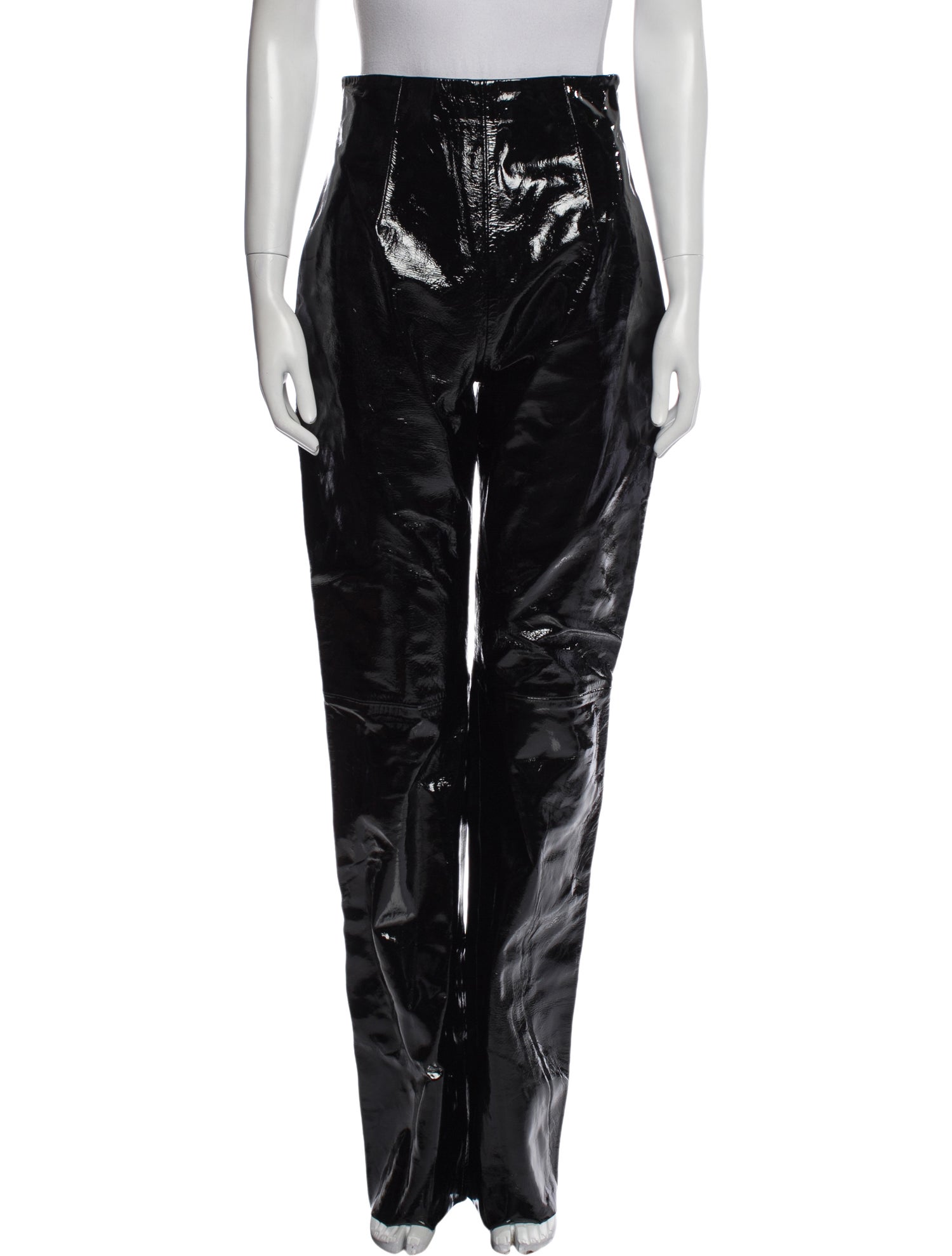 16ARLINGTON Leather Straight Leg Pants