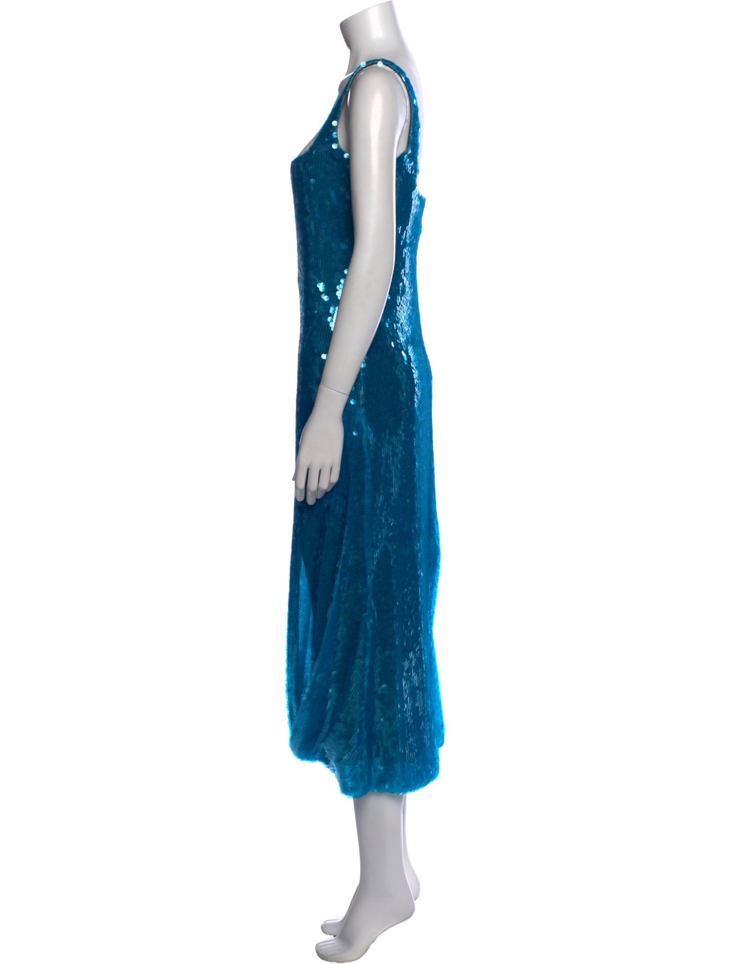 16ARLINGTON Square Neckline Long Dress