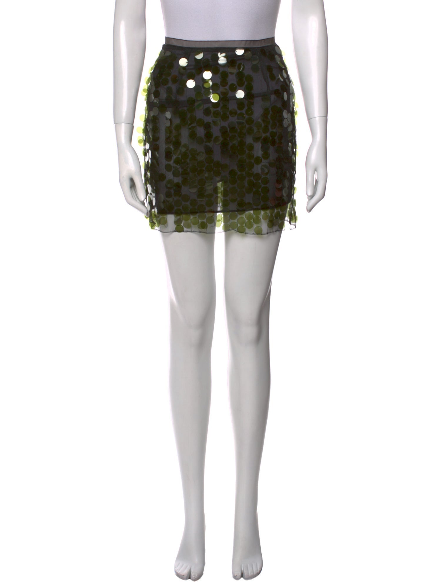 16ARLINGTON Polka Dot Print Mini Skirt w/ Tags