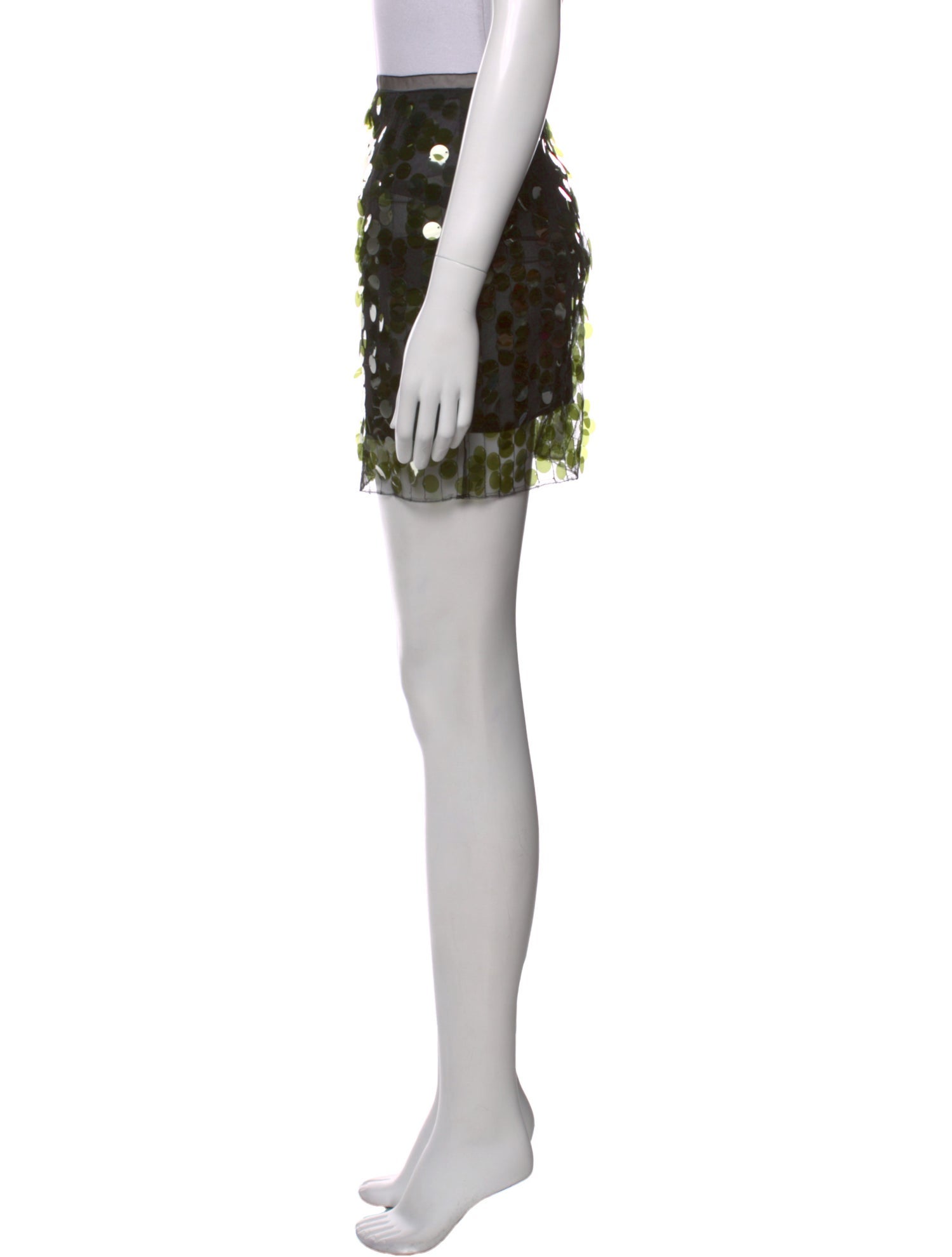 16ARLINGTON Polka Dot Print Mini Skirt w/ Tags