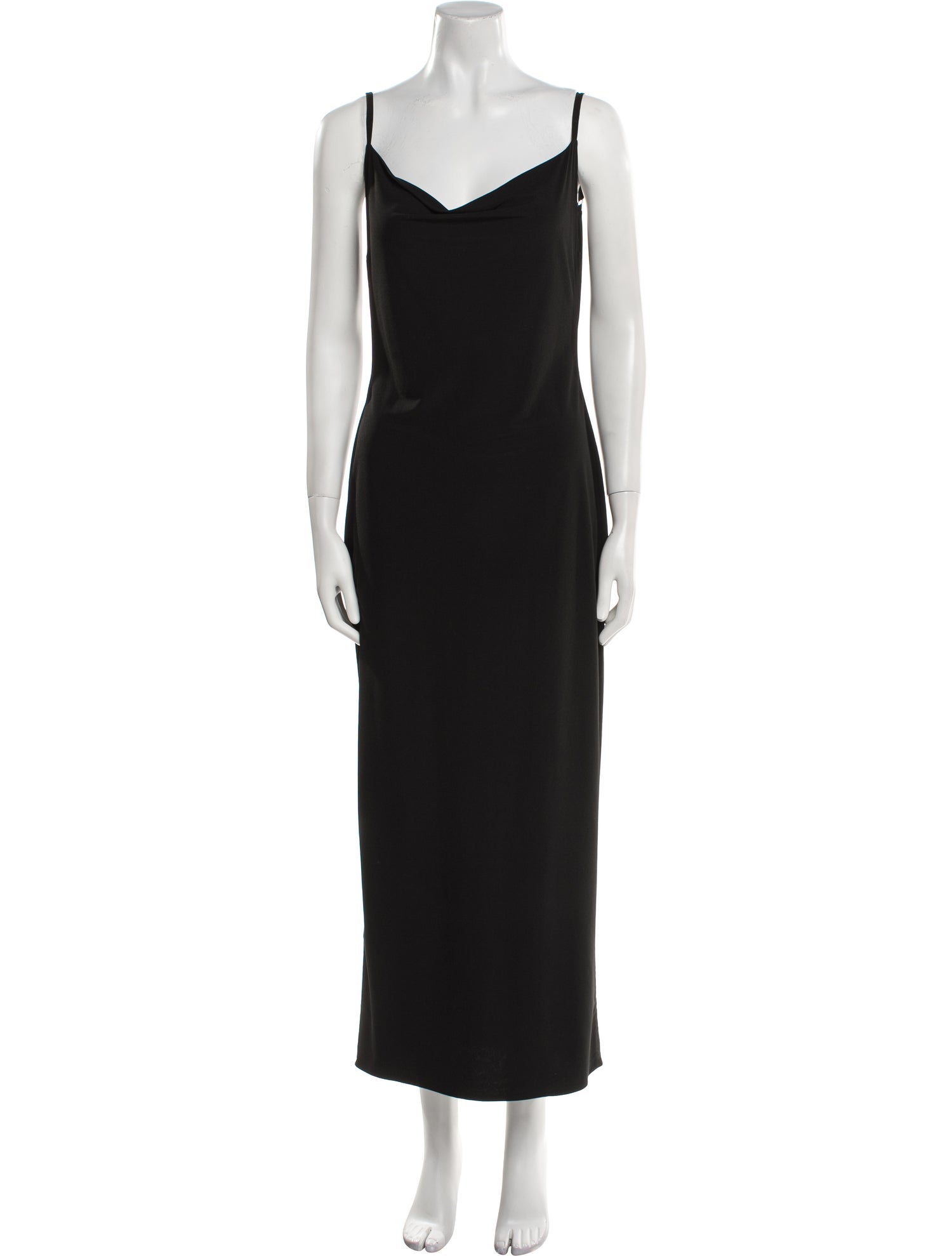 18008 Kamali Cowl Neck Long Dress