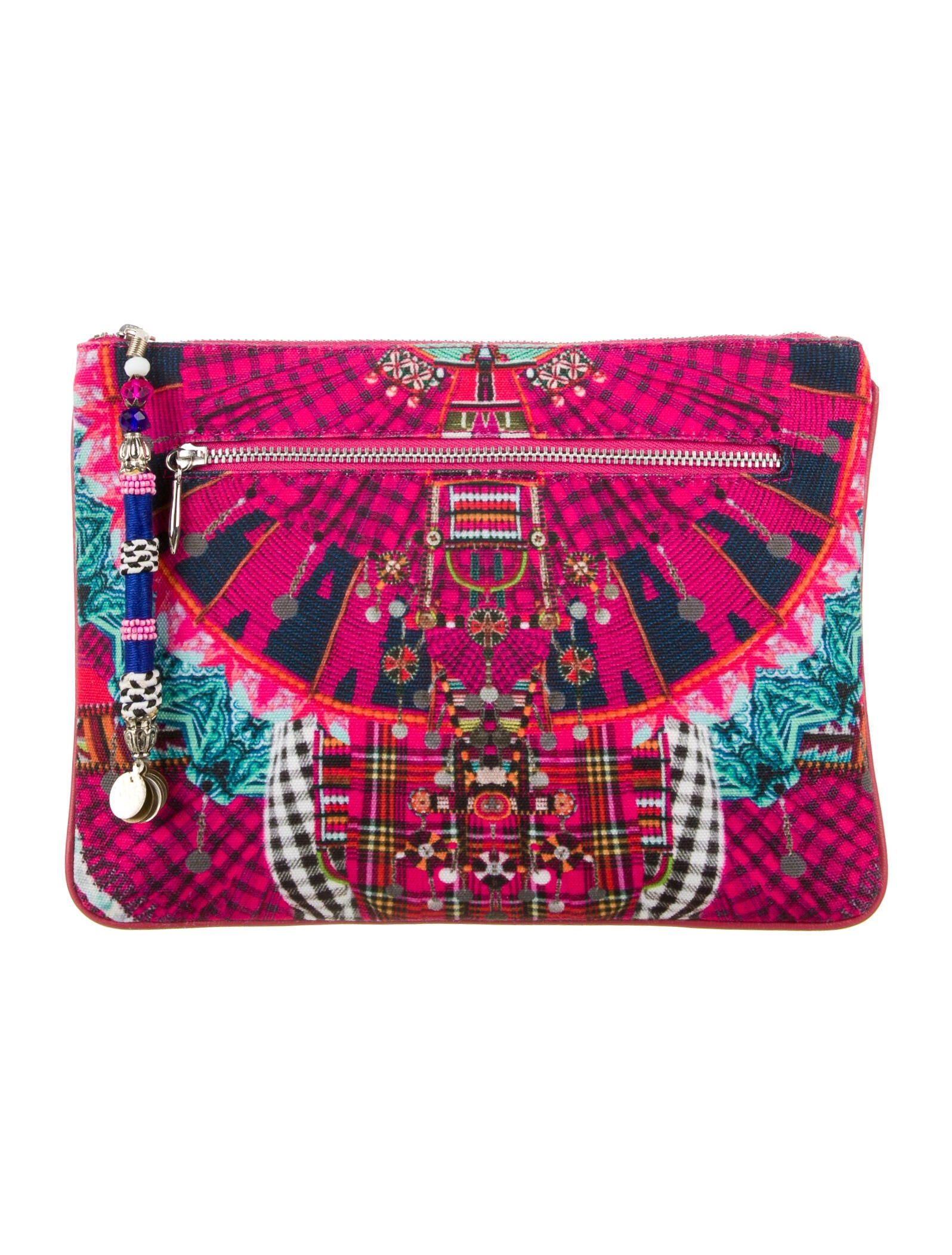 Camilla Printed Canvas Clutch Handbags W1824048 The RealReal