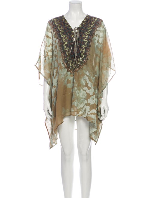 Camilla Printed Cover-Up Green