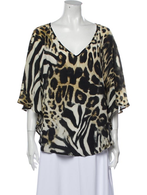 Camilla Silk Animal Print Blouse