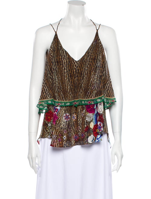 Camilla Silk Printed Blouse