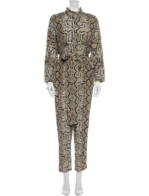 Camilla Silk Animal Print Jumpsuit