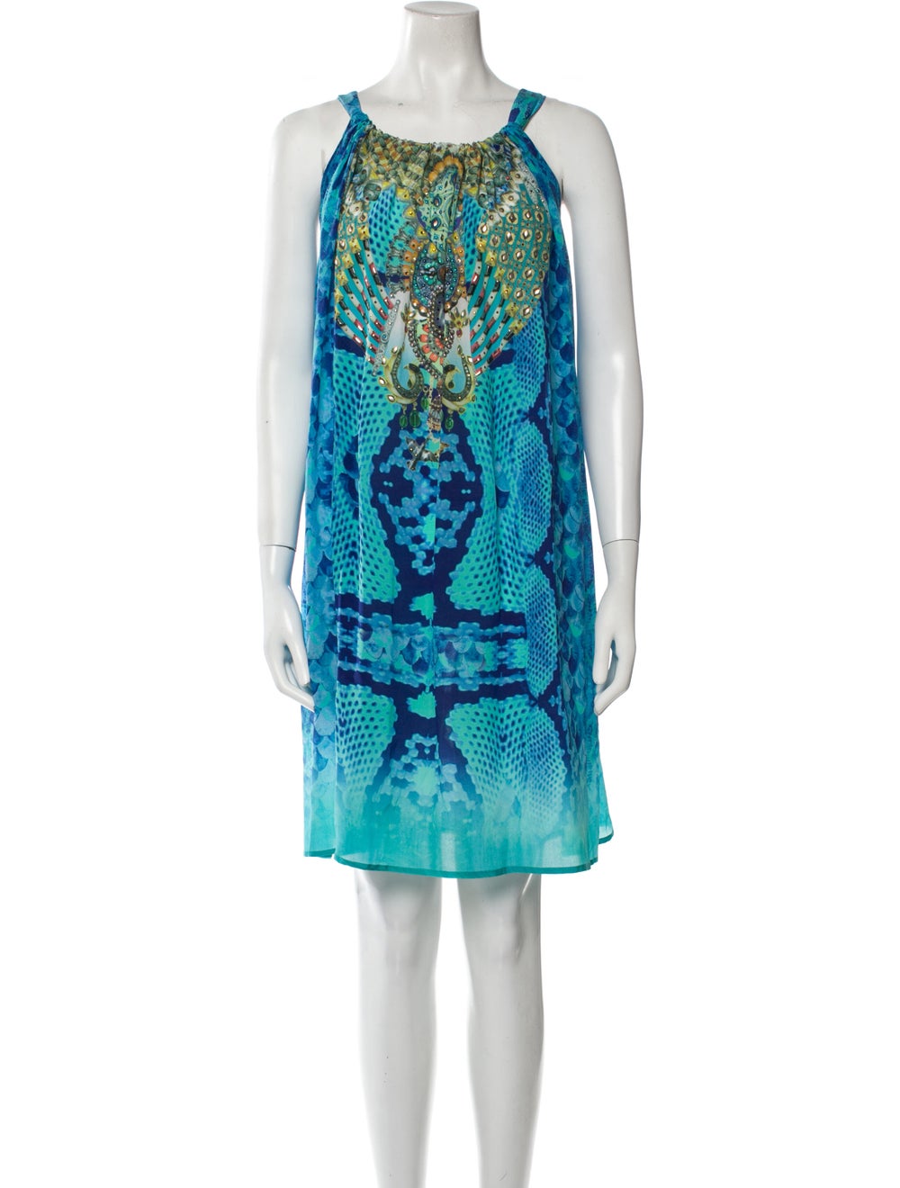 Camilla Printed Mini Dress - image 1