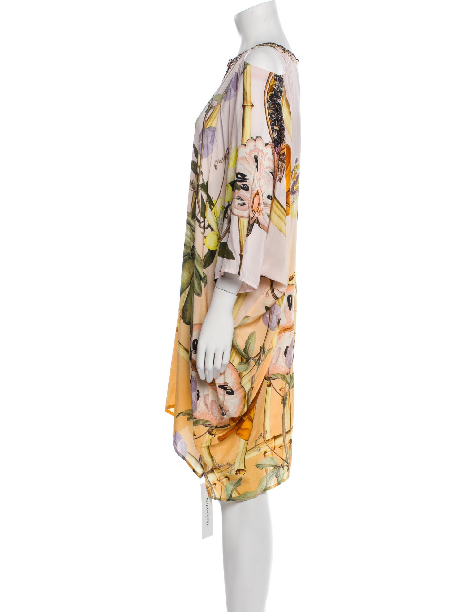 Camilladress Sleeveless Cartoon Fish Print Color Block Mini Dress main image 1
