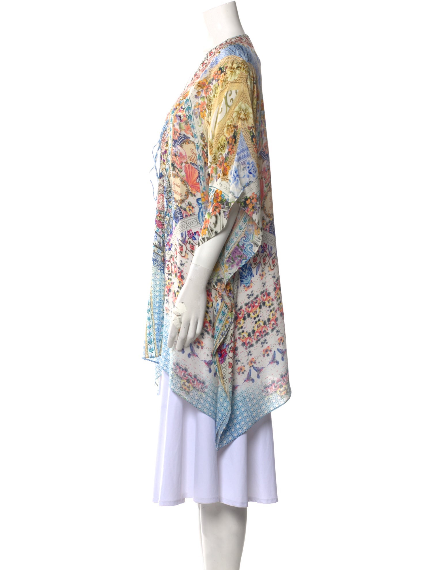 Camilla Paisley Print V-Neck Tunic