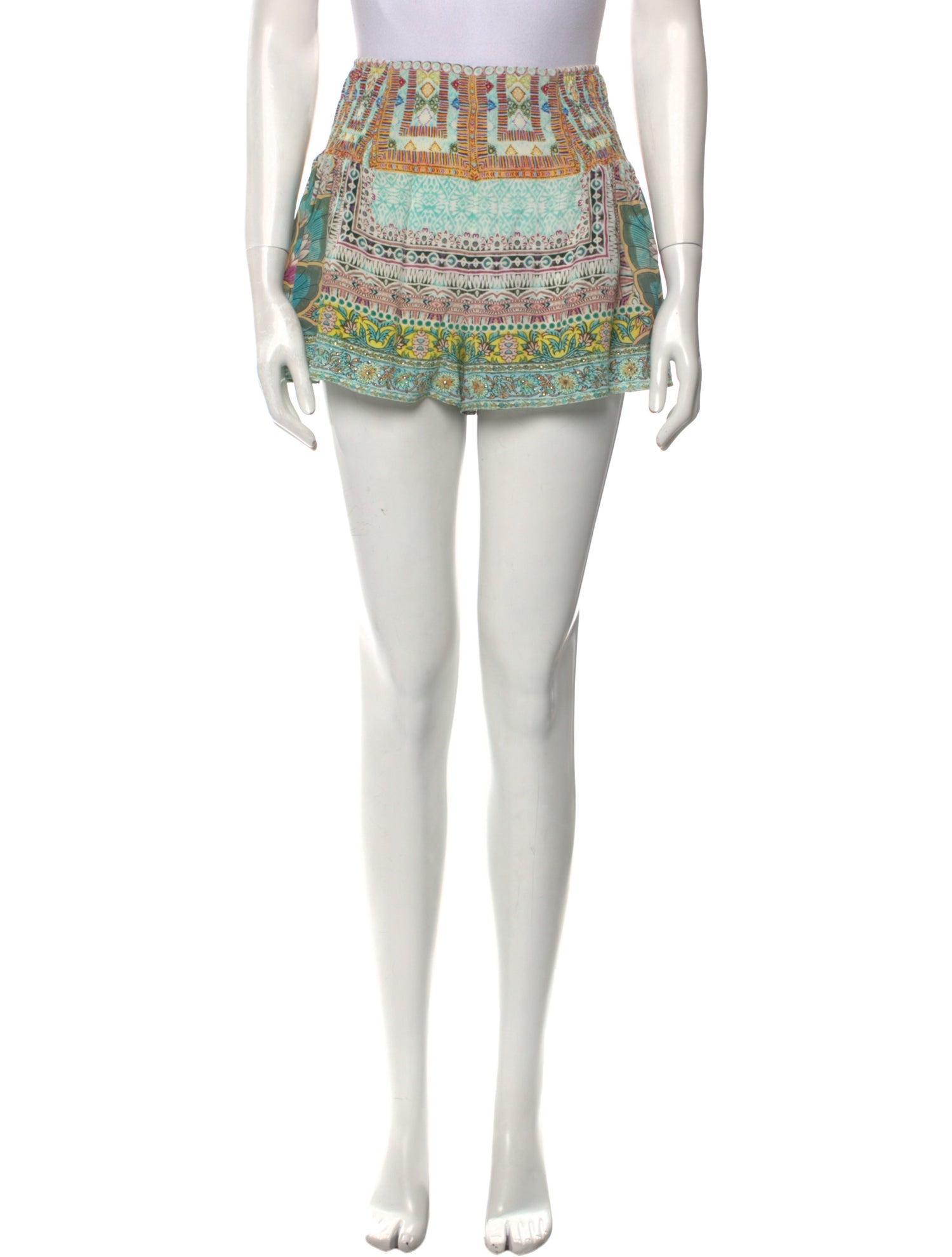 Camilla Silk Mini Shorts