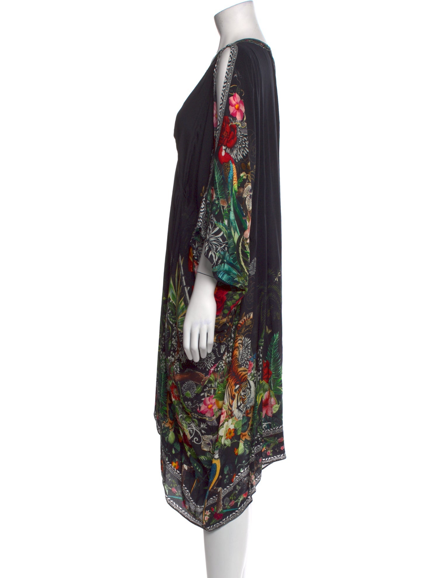 Camilla Silk Knee-Length Dress