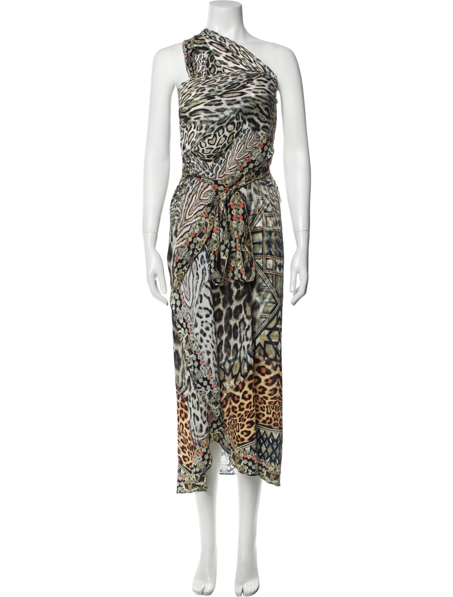 Camilla Animal Print Long Dress