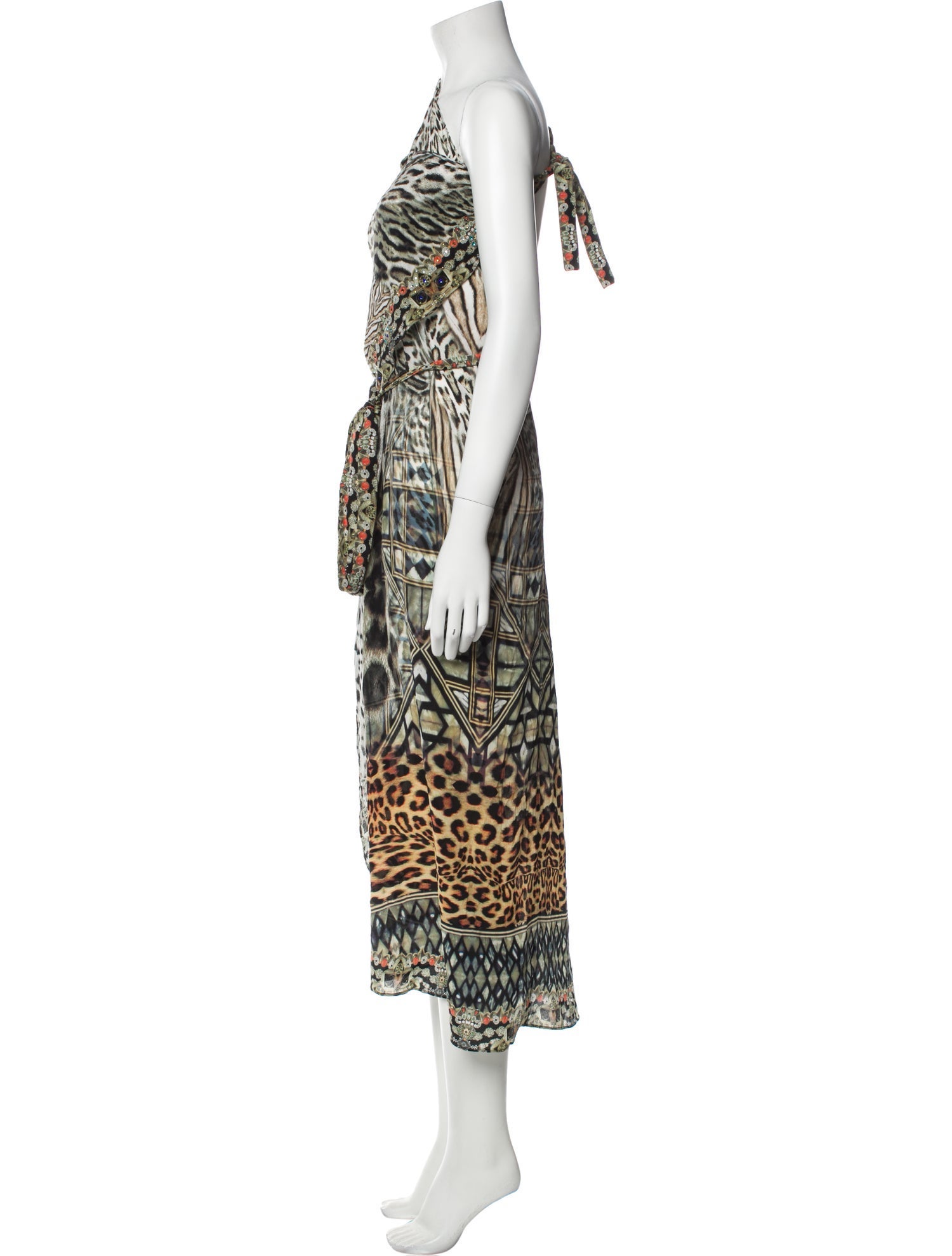 Camilla Animal Print Long Dress
