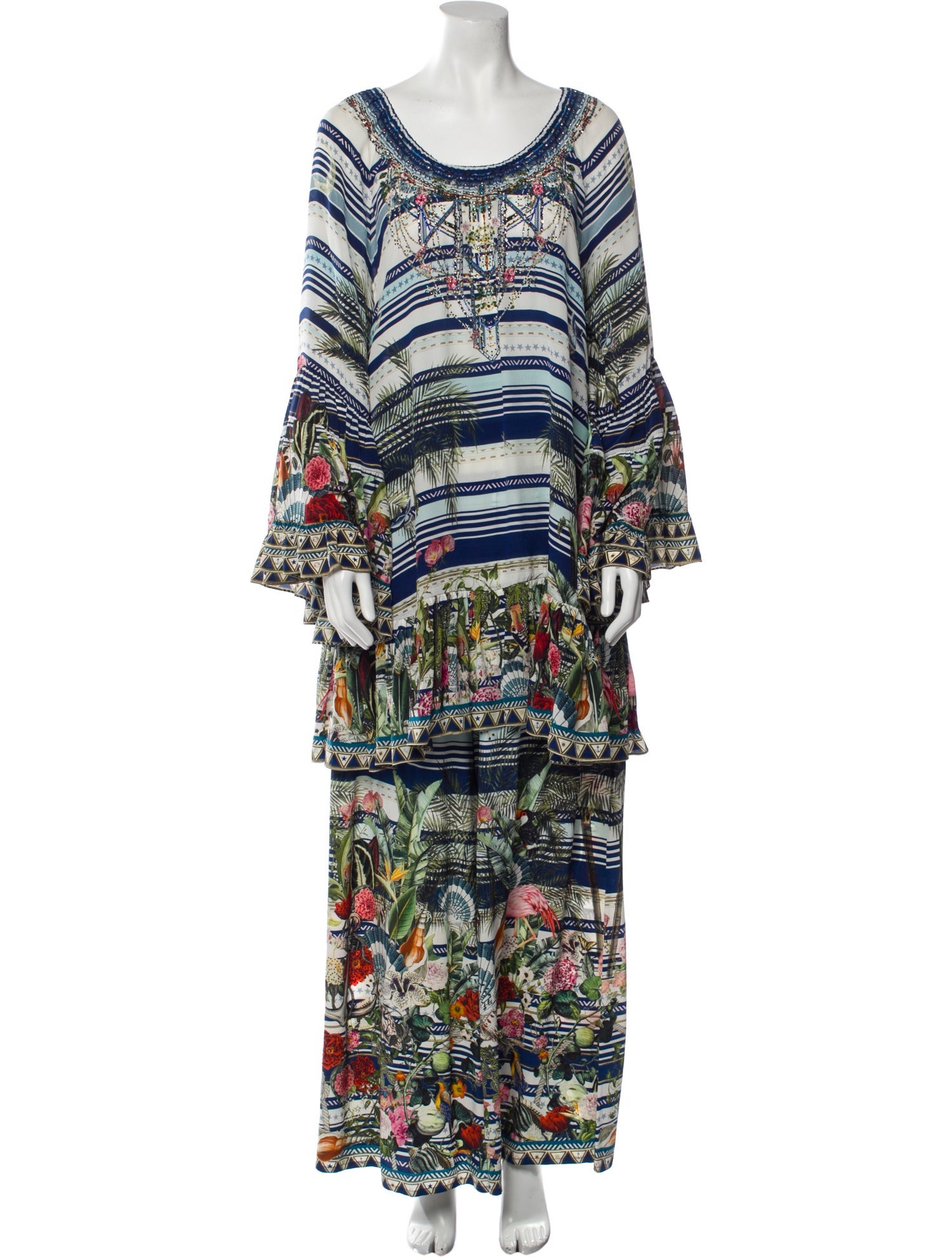 Camilla Silk Printed Pant Set