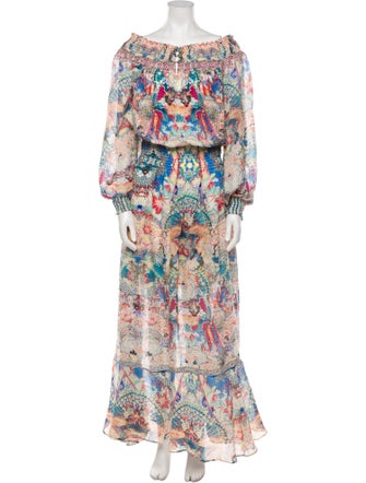 Camilla Silk Long Dress