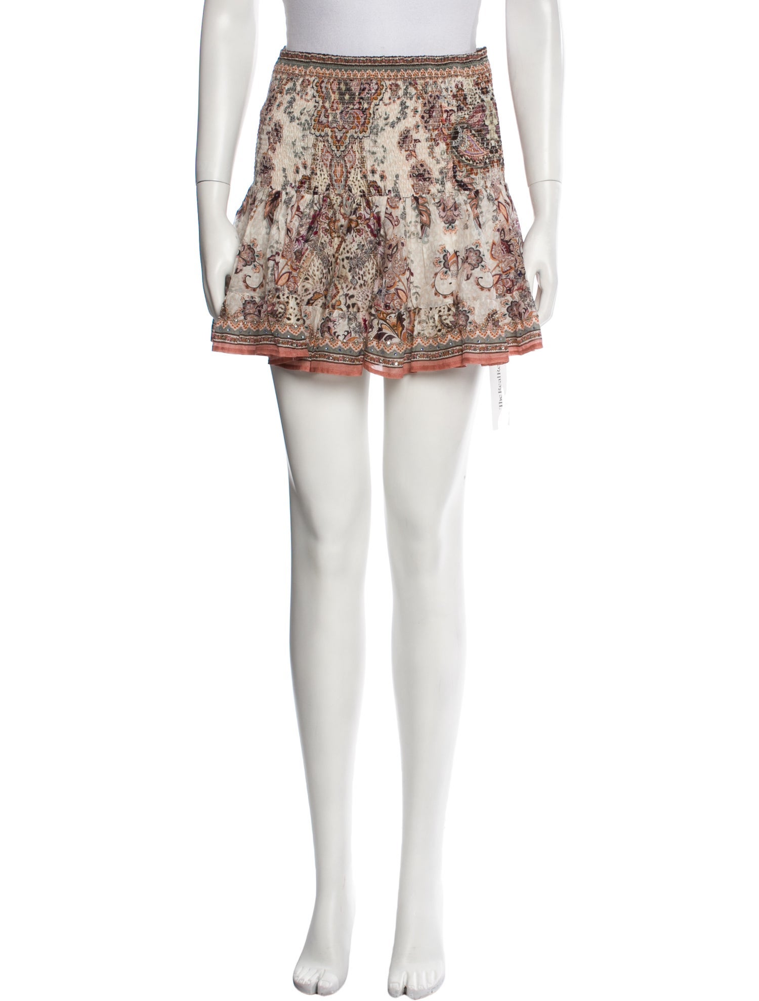 Camilla Printed Mini Skirt w/ Tags