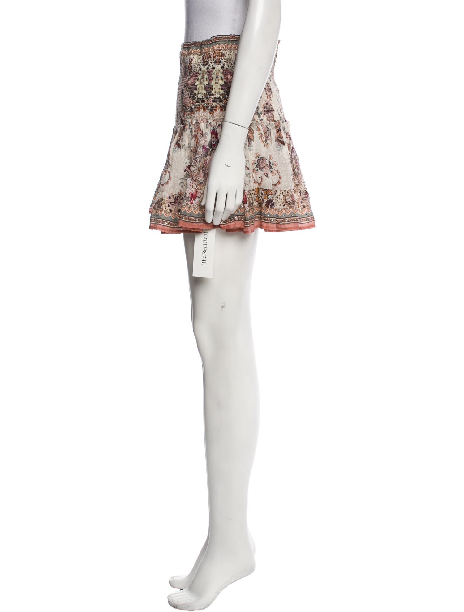 Camilla Printed Mini Skirt w/ Tags