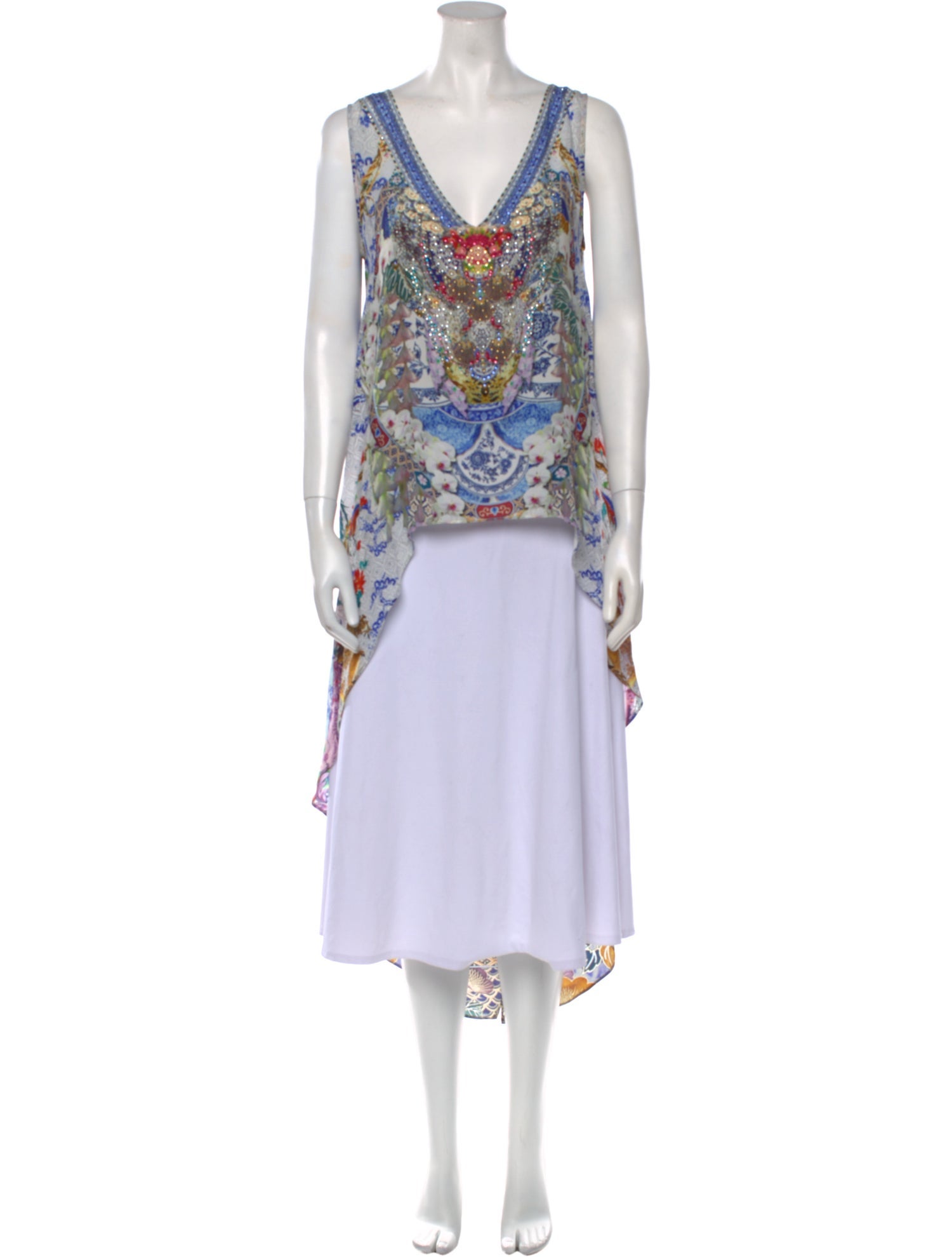 Camilla Silk Printed Tunic