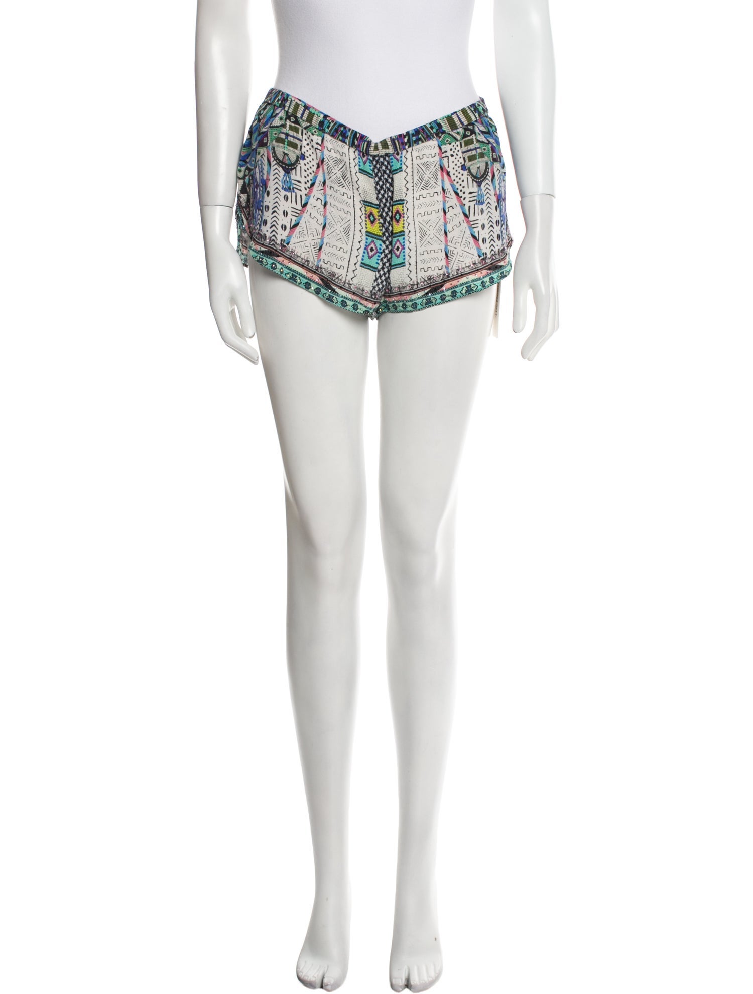 Camilla Silk Mini Shorts