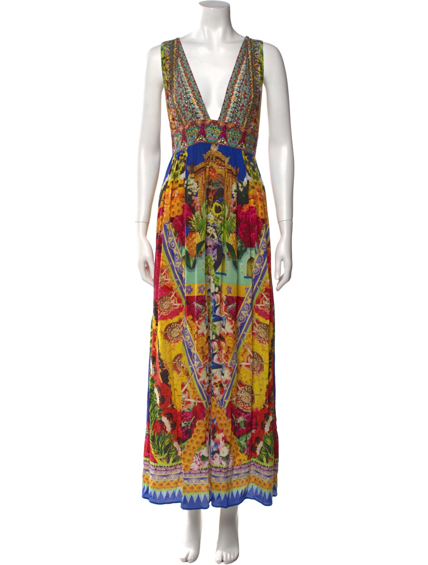 Camilla Silk Long Dress