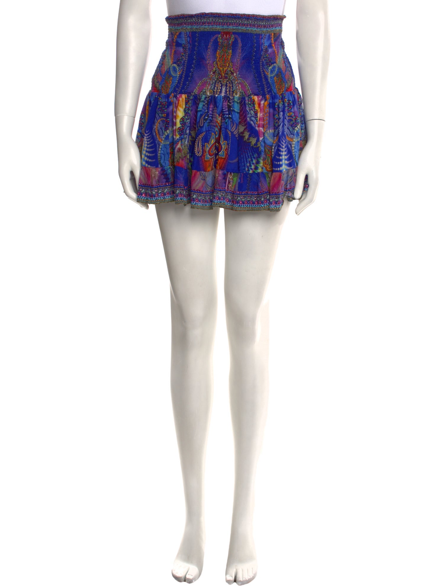 Camilla Silk Mini Skirt