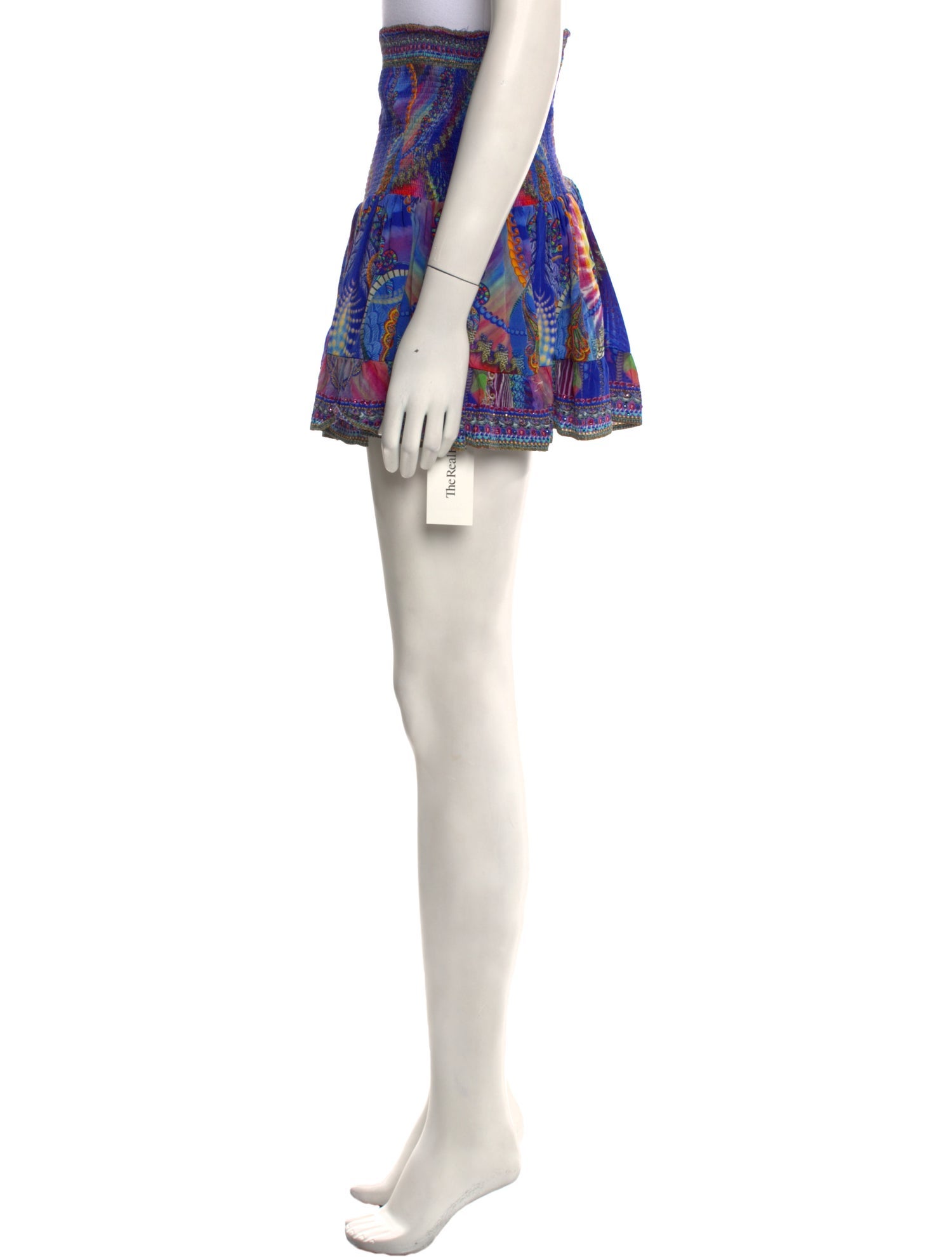 Camilla Silk Mini Skirt