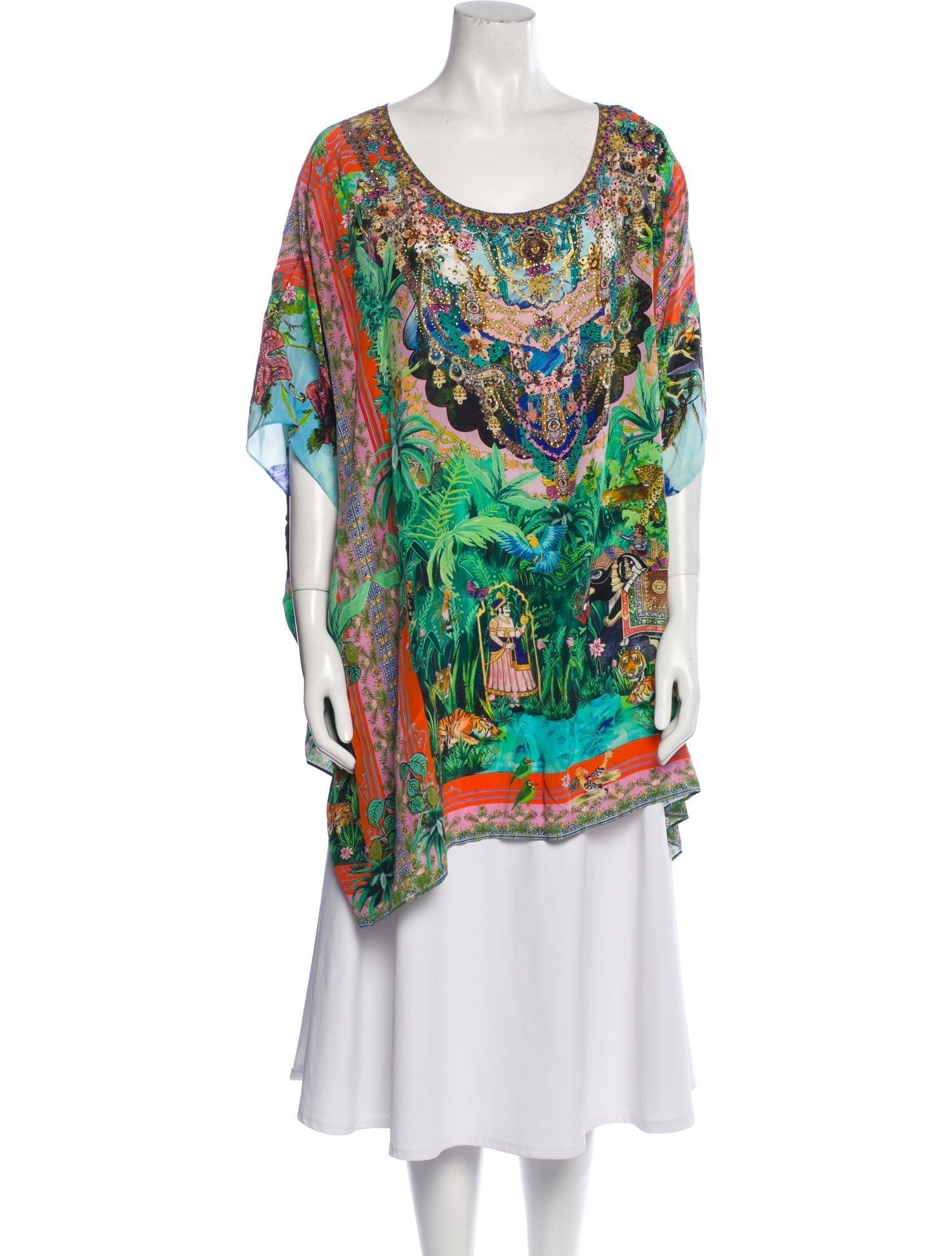 Camilla Silk Printed Tunic