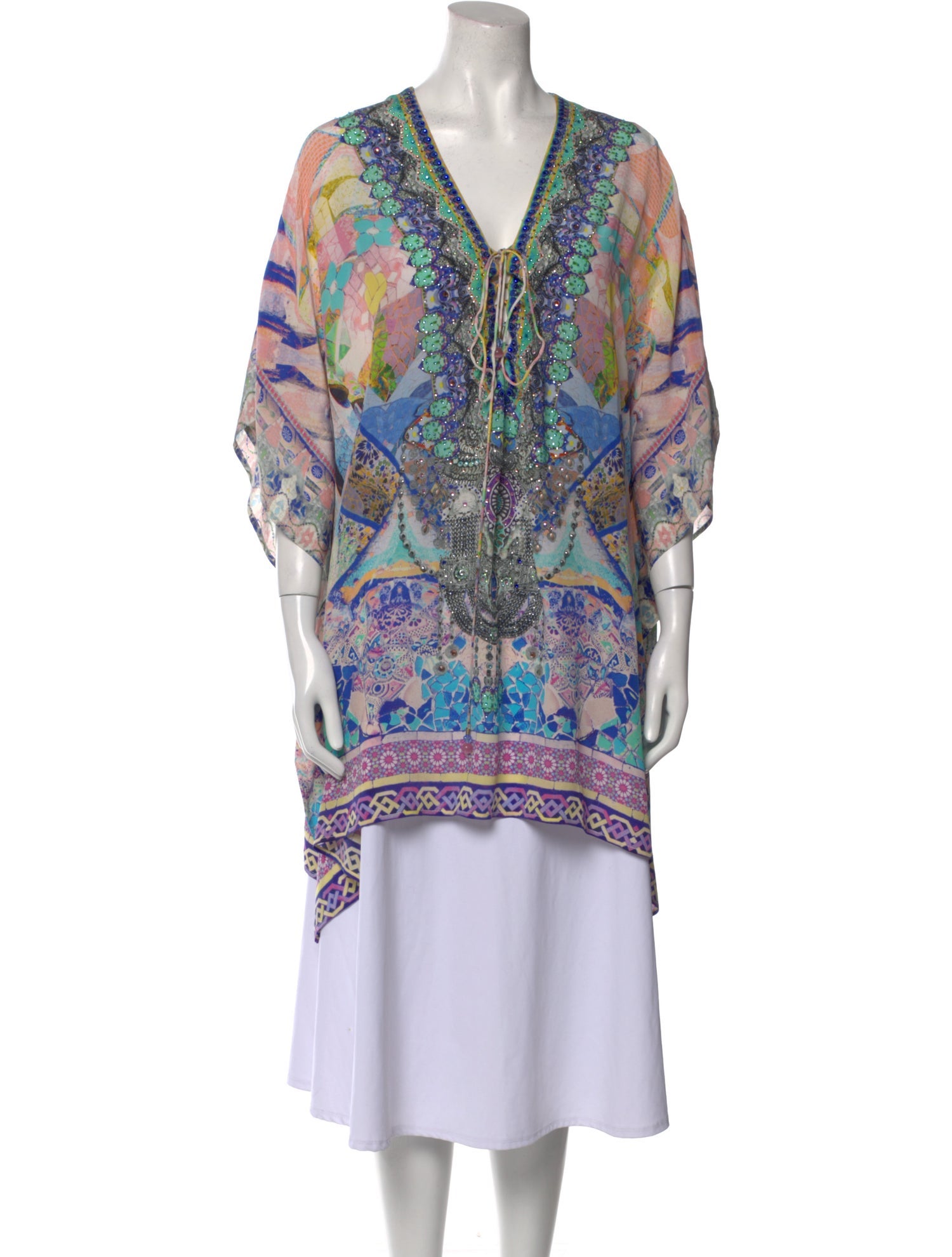 Camilla Silk Printed Tunic