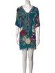Camilla Silk Floral Print Coat