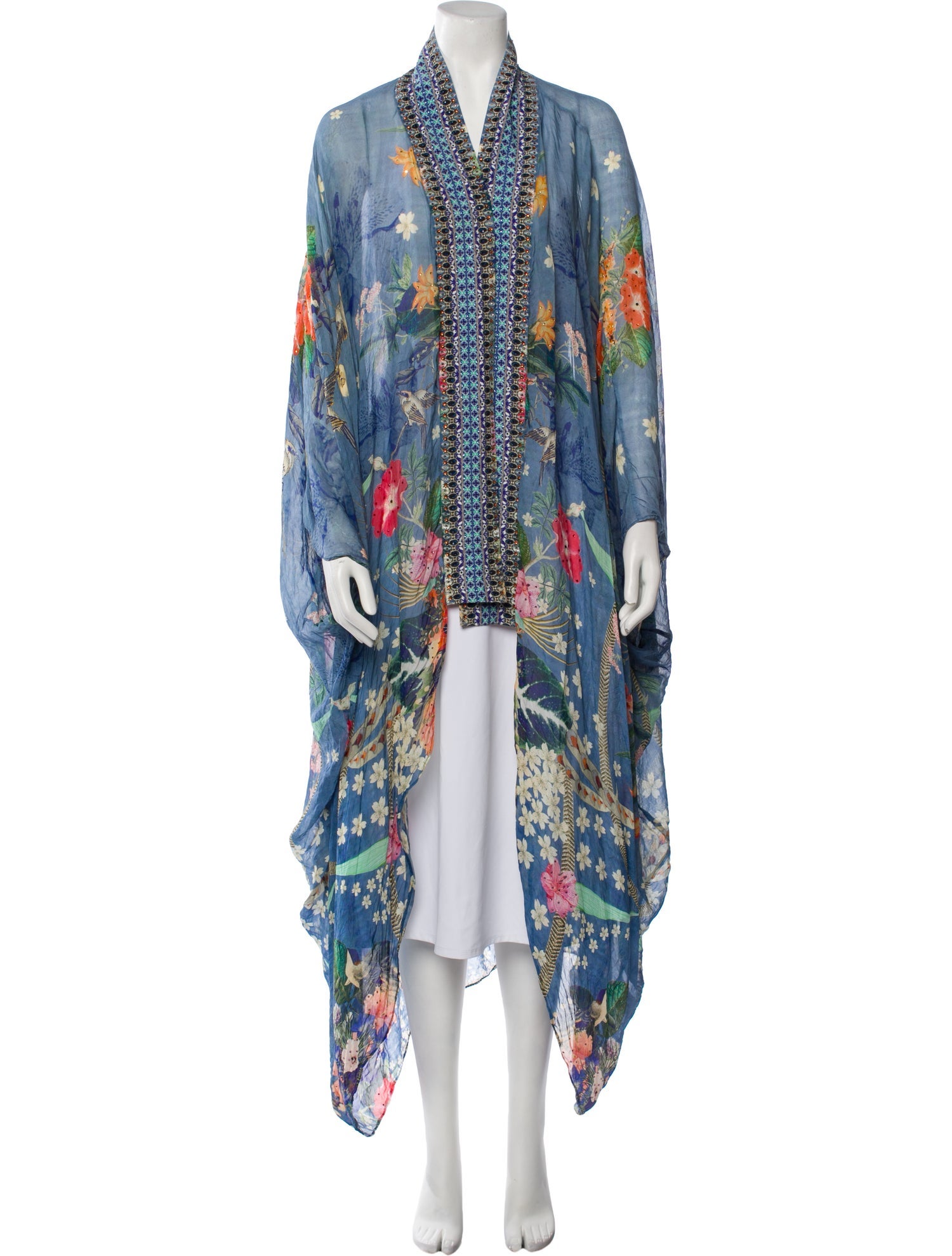 Camilla Silk Floral Print Jacket