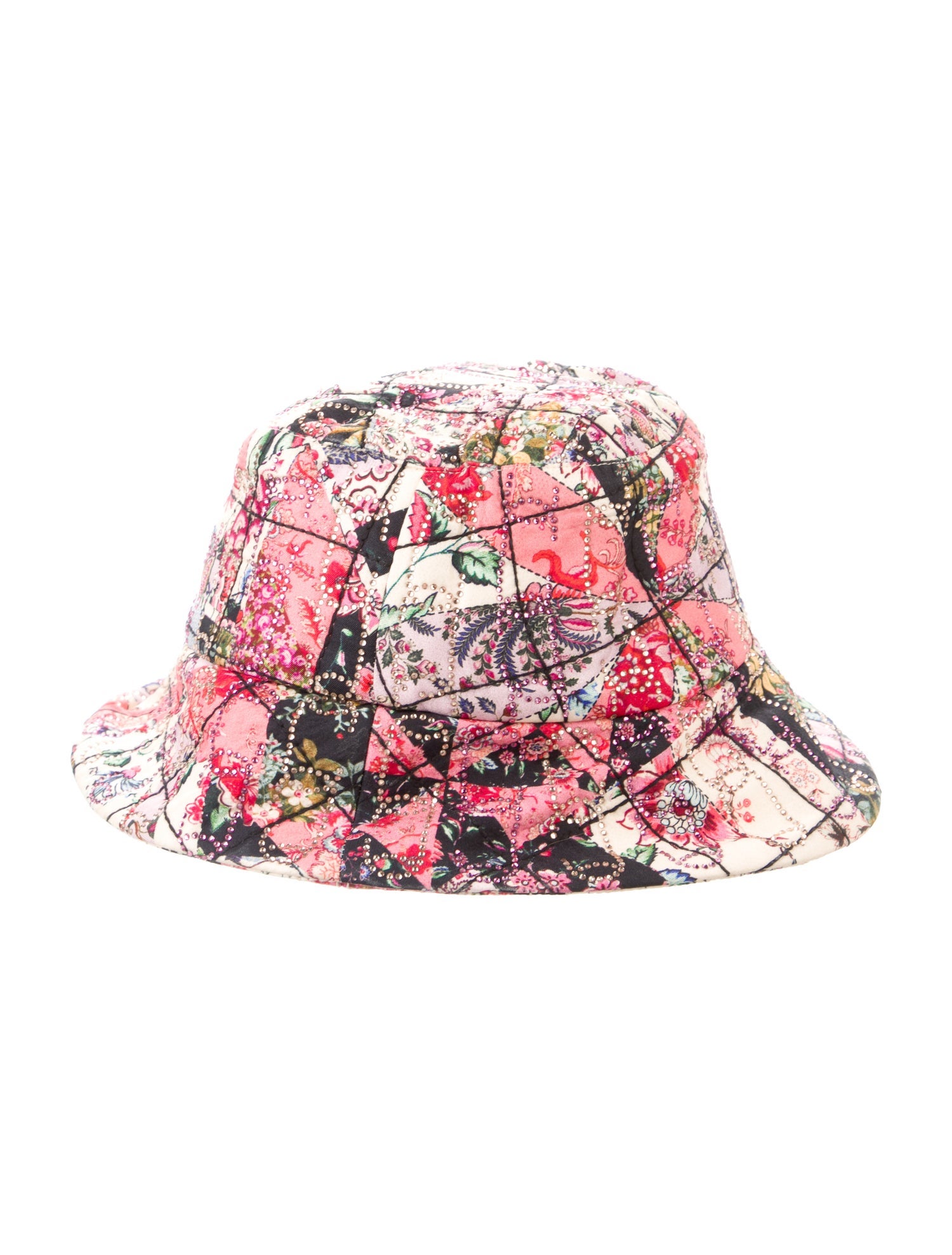 Camilla Silk Patterned Bucket Hat w/ Tags w/ Tags