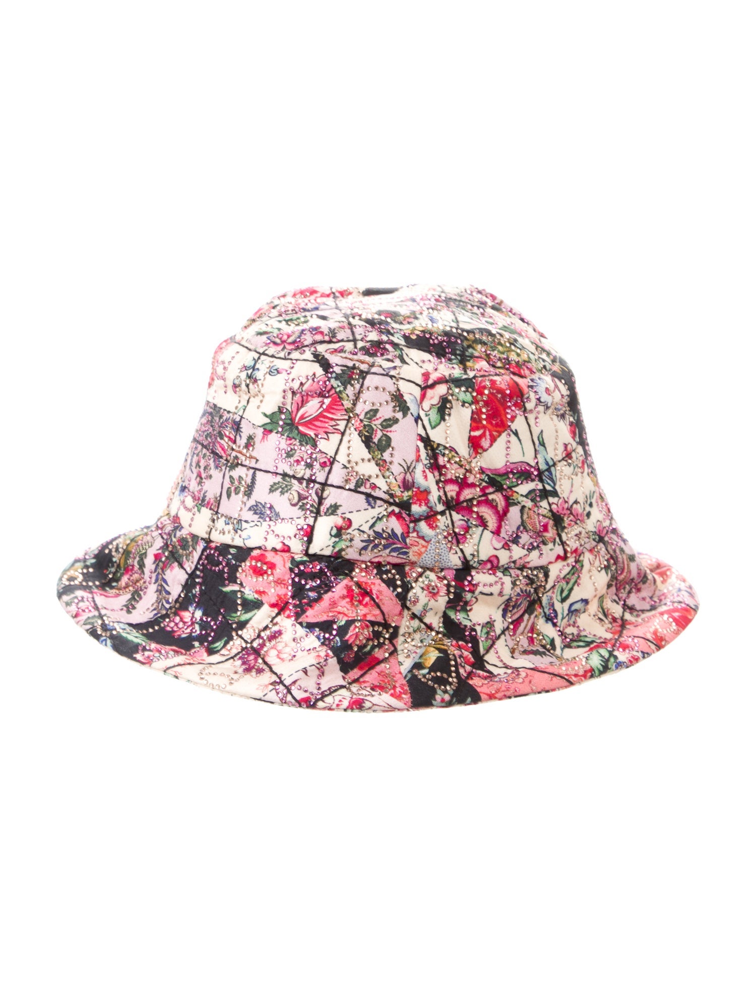 Camilla Silk Patterned Bucket Hat w/ Tags w/ Tags
