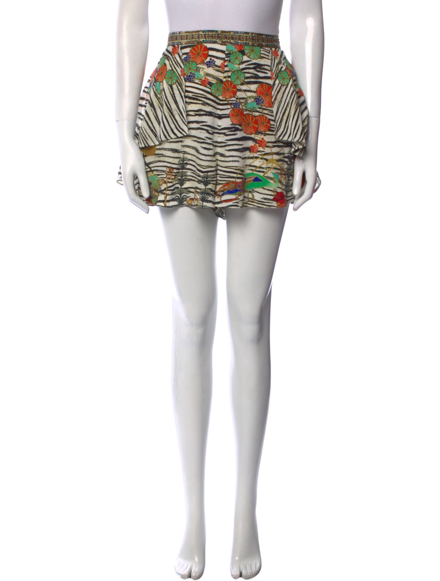 Camilla Silk Mini Shorts