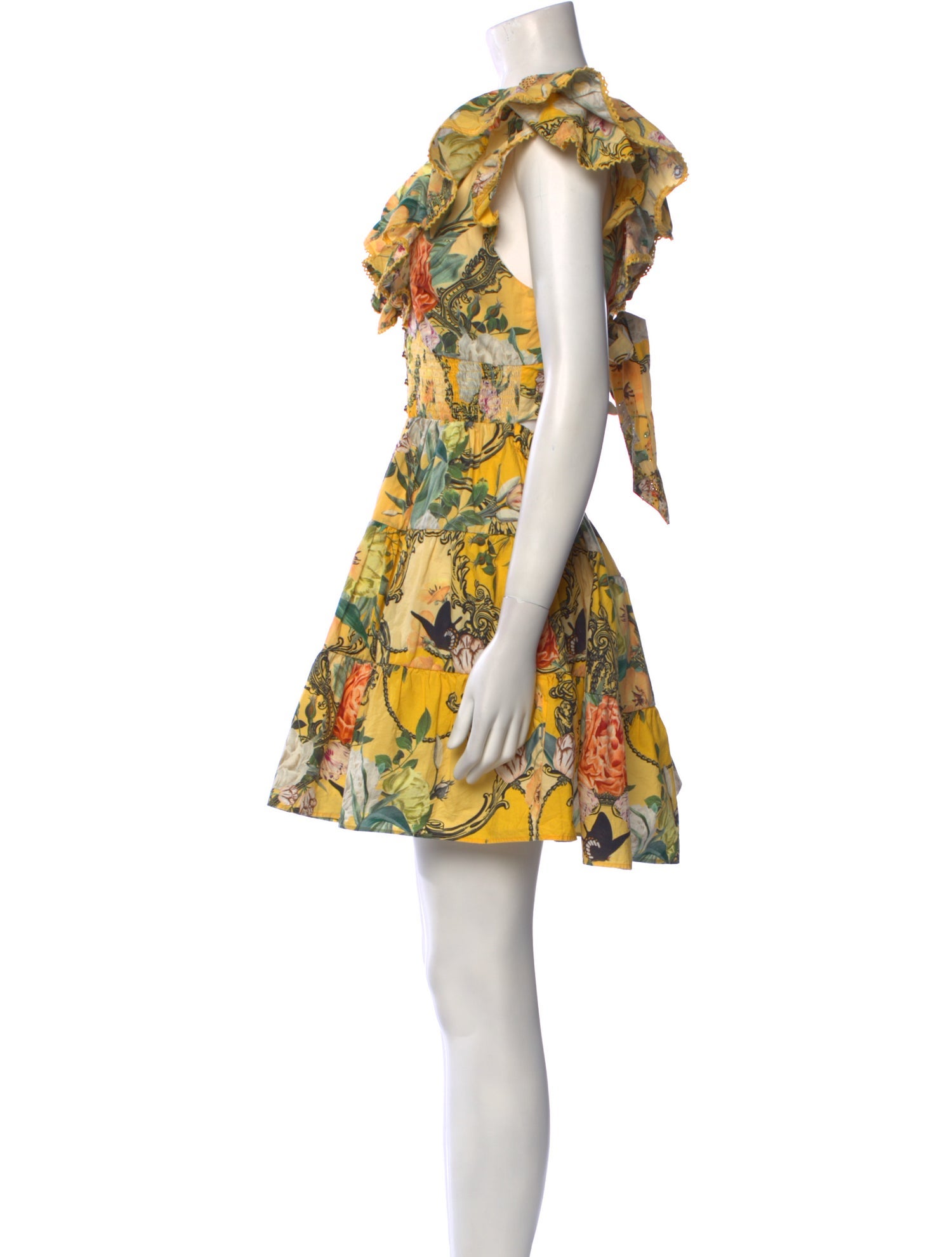 Camilla Floral Print Mini Dress